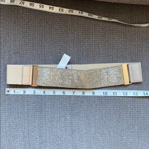 Tan/ Sparkly Express waist belt